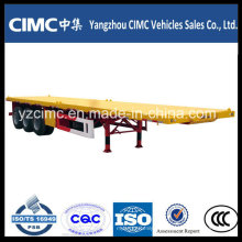 Semi Reboque Cimc 3 Eixos 40FT Flat Bed Container